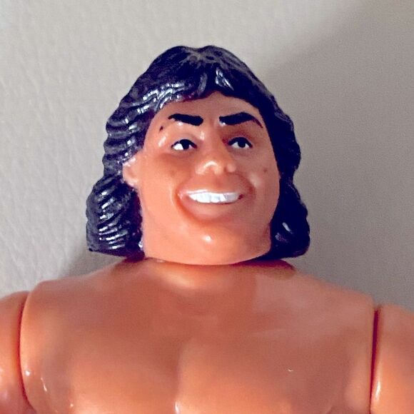 Vintage WWF MARTY JANNETTY 1992 Wrestling Action Figure Hasbro Action Series 7 - Picture 8 of 9